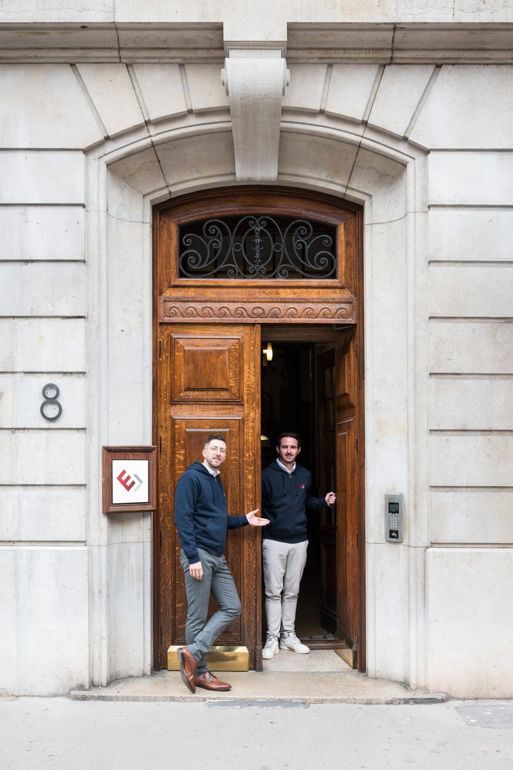 Experts & Entreprendre Lyon – Entrée du cabinet