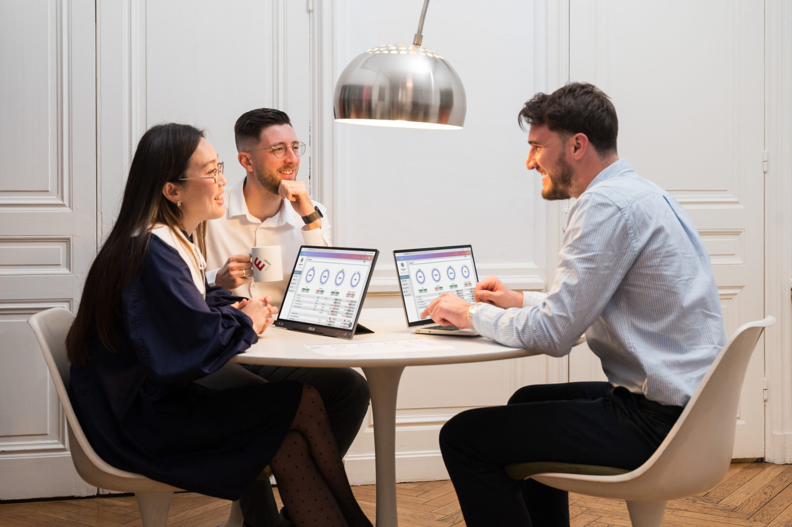 Collaborateurs en situation de travail